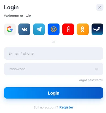 1win login 1win login